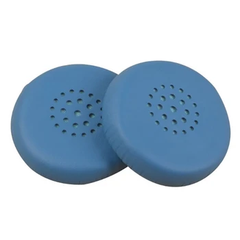 1Pair קצף כריות אוזניים כרית עור Earpad מ-CH400 אוזניות(כחול)