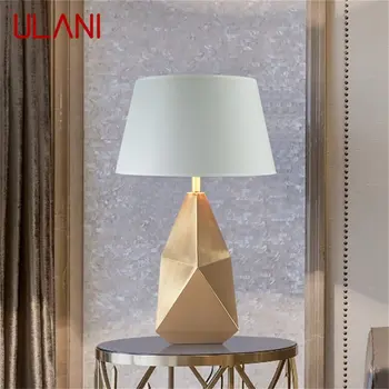 ULANI מודרני השולחן מנורת ברונזה LED שולחן אור עיצוב יצירתי דקורטיביים הביתה חדר השינה, הסלון, המשרד