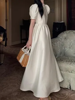 חתונה אלגנטית רשמית אירוע שמלות לנשים אופנה נסיכה ערב מסיבת קו Vestidos הקיץ צרפת לבוש חלוק