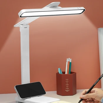 מנורת שולחן LED מנורת שולחן נטענת USB תלייה מגנטי אור אור קריאה המשרד אביזרים עבור שולחן חדר השינה ליד המיטה שולחן